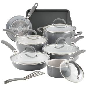 lot 8 image: NEW Rachael Ray Create Delicious 13 Piece Cookware Set