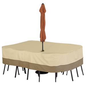 lot 199 image: NEW Veranda Rectangular Table Cover with Umbrella Hole