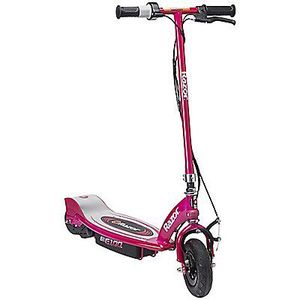 lot 205 image: NEW Razor E100 Electric Scooter - Pink