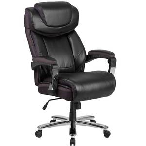 lot 279 image: Big and Tall Leather Office Chair