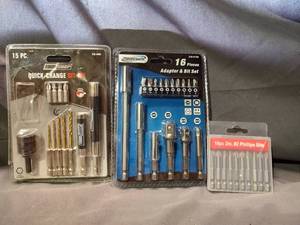 3 Drill Driver Bit Sets
