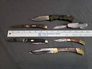 6 Lockback Folding Knives