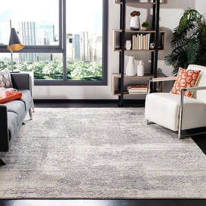 lot 13 image: Reflection Area Rug - GrayIvory - 7ft 10in x 10ft