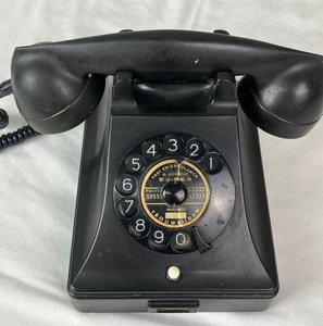 lot 10 image: Two Genuine Vintage Rotary Dial Telephones - Trouwrijden & Bell