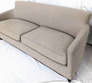 lot 6 image: A. Rudin Curved Couch #1 - Model 2612 Sofa