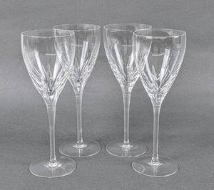 lot 67 image: Lot 1 Lenox Crystal Firelight Platinum Stemware Set of 4, 8.75 Tall