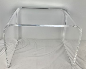 lot 50 image: CB2 Peekaboo Lucite Console #1 - Side Table  Desk