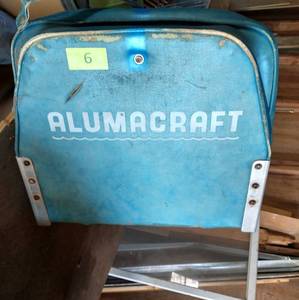 2 Alumacraft boat seats