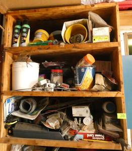 Contents of the Top 3 shelves full of goodies