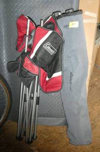 2 camping chairs
