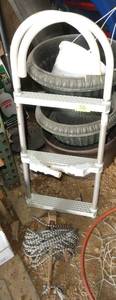 Boat ladder and anchor