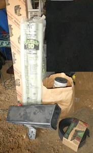 Lawn edging, gutter cover, mailbox, pipe insulation, bug deflector