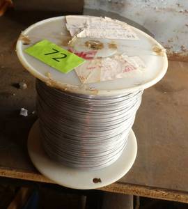 Reel of electric fencing wire