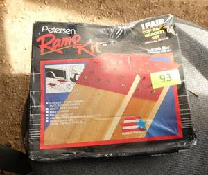 Car ramp bracket kit