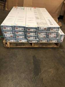lot 28 image: Lifeproof Canyonlands Oak 7 mm T x 6.5 in. W x Varying Length Engineered Click Waterproof Hardwood Flooring (21.67 sq. ft.case) - 20 cases total - good condition - review all pictures