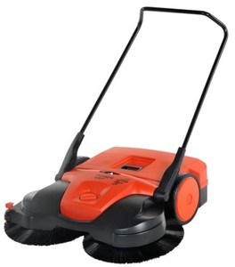 Haaga 697 Profi-line Battery Powered Triple Brush Sweeper, 38 Width - Works. Missing Charger.