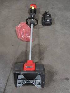 Snapper 1696871 XD SXDSS82 82V Cordless Snow Shovel, RedBlack - Includes Battery (Battery Does not work) and Charger. Could not test.)