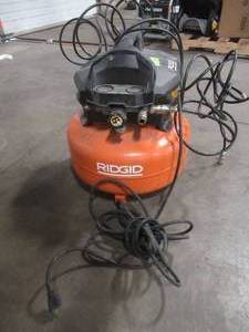 Ridgid, OF60150HA 6 Gal. Portable Electric Pancake Compressor - Includes Air Hose, Works Great..