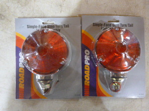 lot 49 image: 2 Road Pro Single-Face StopTurnTail Light Assemblies