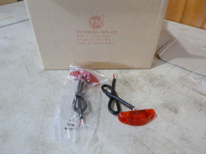 lot 70 image: Case of Peterson Manufacturing Red Marker Lights