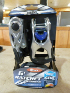 lot 79 image: Titan 6 Ratchet Tie Downs