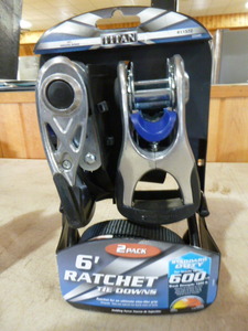 lot 80 image: Titan 6 Ratchet Tie Downs