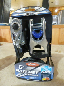 lot 81 image: Titan 6 Ratchet Tie Downs