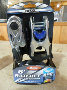 lot 85 image: Titan 6 Ratchet Tie Downs