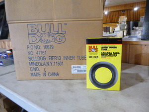 lot 94 image: Case of Bull Dog Auto Inner Tubes