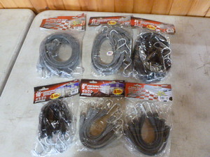 lot 98 image: 6 Packs of Erickson Rubber Tarp Straps