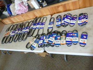 lot 100 image: Lot of V-Belts