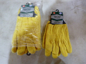 lot 150 image: 6 Pair of West Chester Yellow Chore Gloves