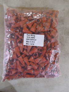 lot 192 image: Bag of Red Wire Connectors