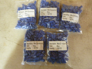 lot 196 image: 5 Bags of Blue Wire Connectors
