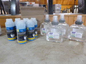 lot 325 image: Deodorizer, Sanitizer and Soap