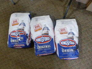 lot 327 image: 3 Bags of Kingsford Charcoal