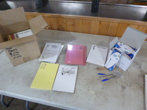 lot 330 image: Notepads and Pens