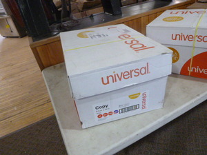 lot 337 image: Case of Universal Legal Size Printing Paper
