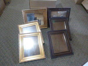 lot 355 image: 6 Framed Mirrors