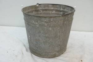 lot 59 image: galvanized bucket