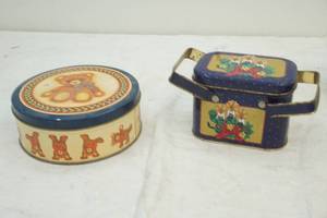 lot 134 image: vintage tins