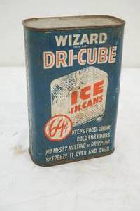 lot 138 image: vintage Wizard dri-ice in a can