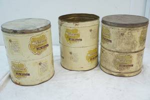 lot 141 image: vintage Schwans ice cream tins