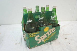 lot 154 image: vintage Sprite bottles