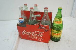 lot 157 image: vintage soda bottles