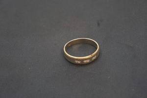 lot 166 image: mens 14k gold ring 12 12