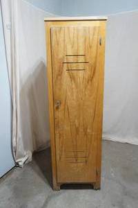 lot 167 image: standing wood locker