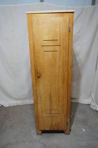 lot 168 image: standing wood locker