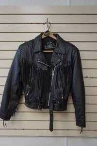 lot 185 image: leather king  motorcycle jacket