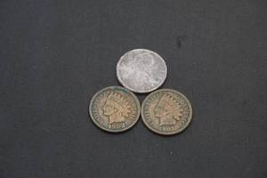 lot 224 image: Indian head pennies